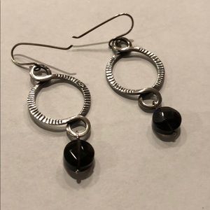 Silpada Faceted Smokey Quartz Sterling Earrings